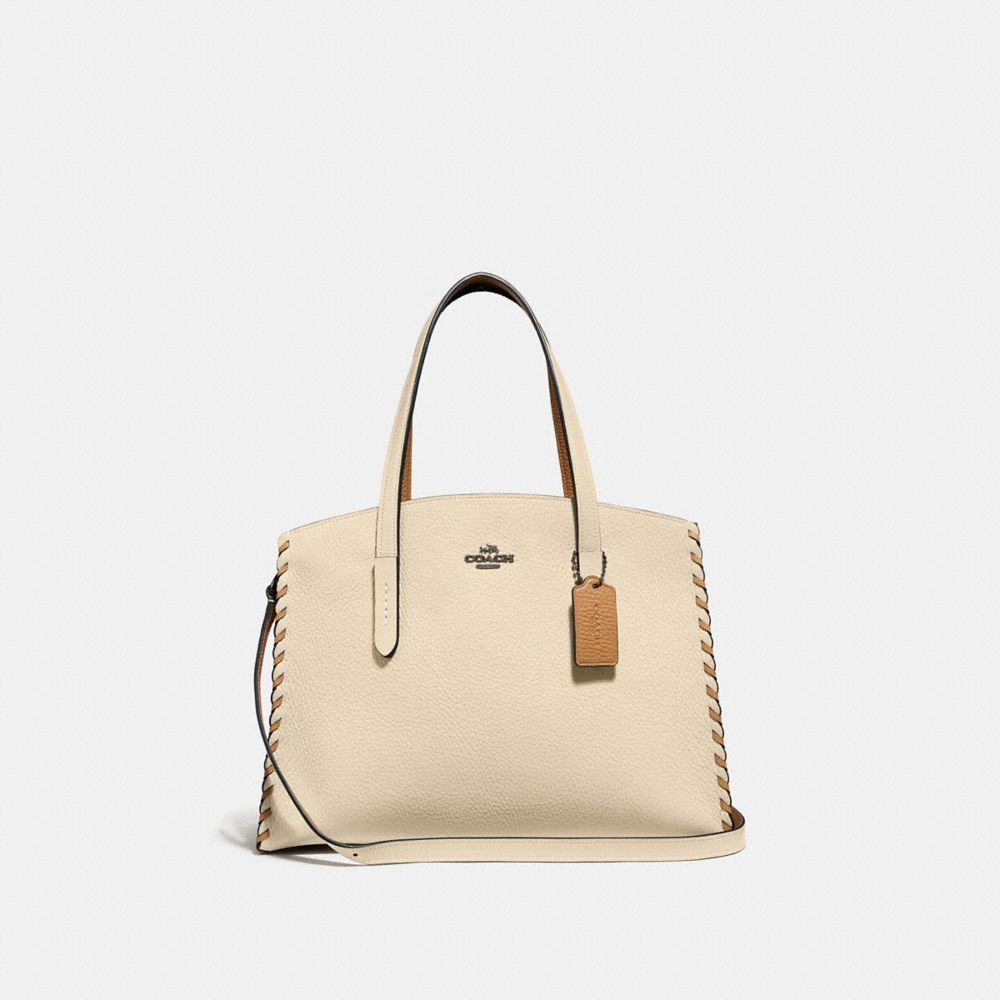 Charlie medium carryall in pebble leather hot sale