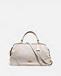 COACH®,SAC DE CHEMINEMENT,Cuir galet,Or/Craie,Front View