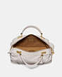 COACH®,SAC DE CHEMINEMENT,Cuir galet,Or/Craie,Inside View,Top View