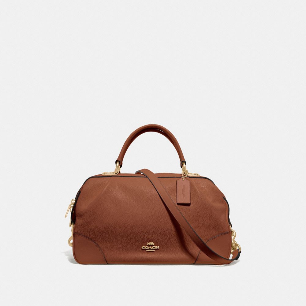 COACH®,Lane Satchel,,Front View