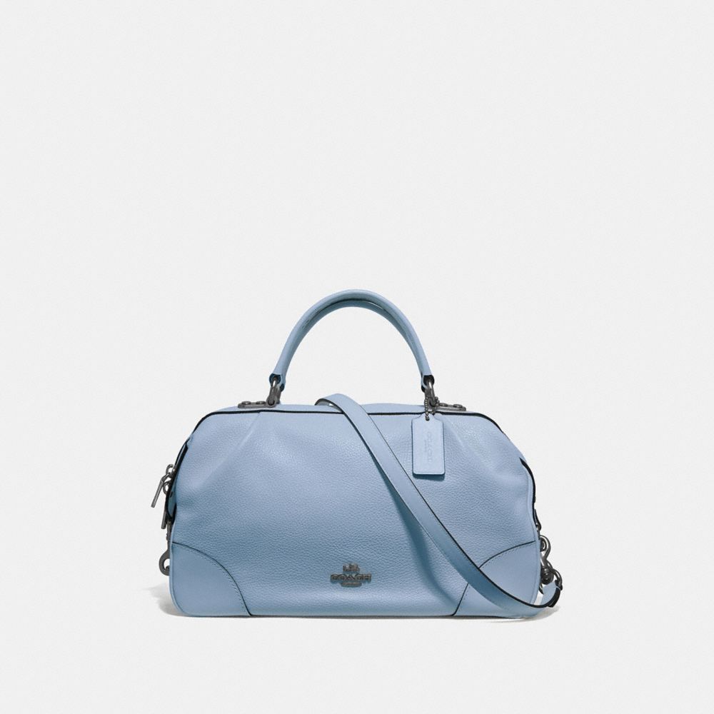 Coach pebble store leather lane satchel