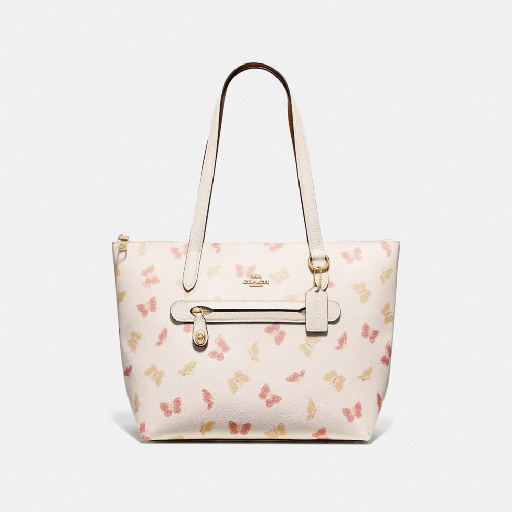 Coach taylor clearance rose print tote