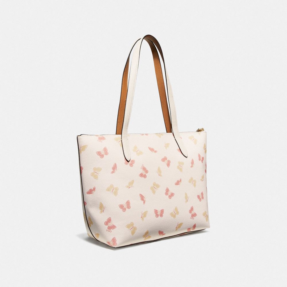 Coach butterfly print taylor tote online