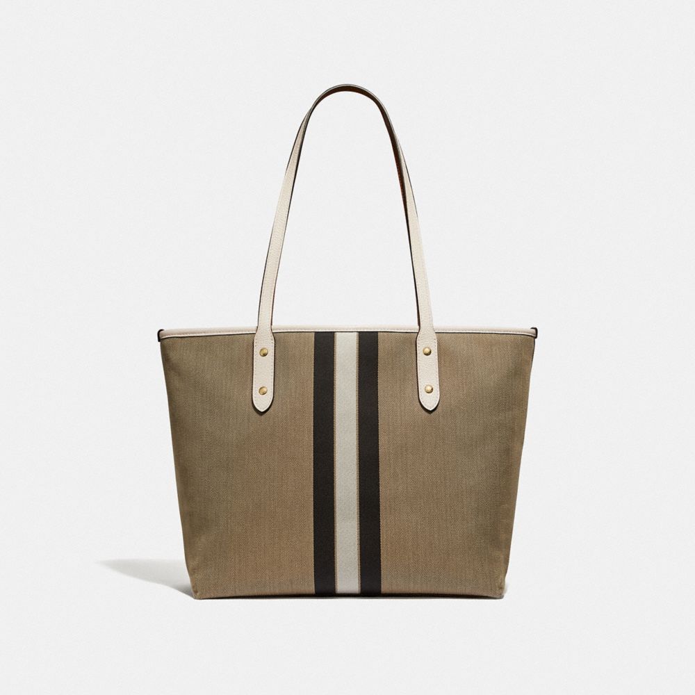 burberry black and white tote