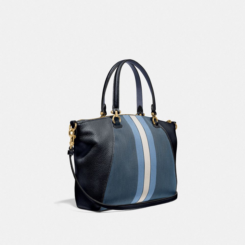 COACH®,Prairie Satchel With Horse And Carriage,,Angle View