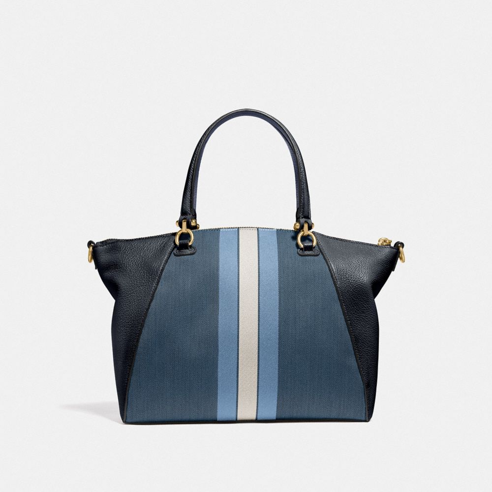 COACH®,Prairie Satchel With Horse And Carriage,,Back View