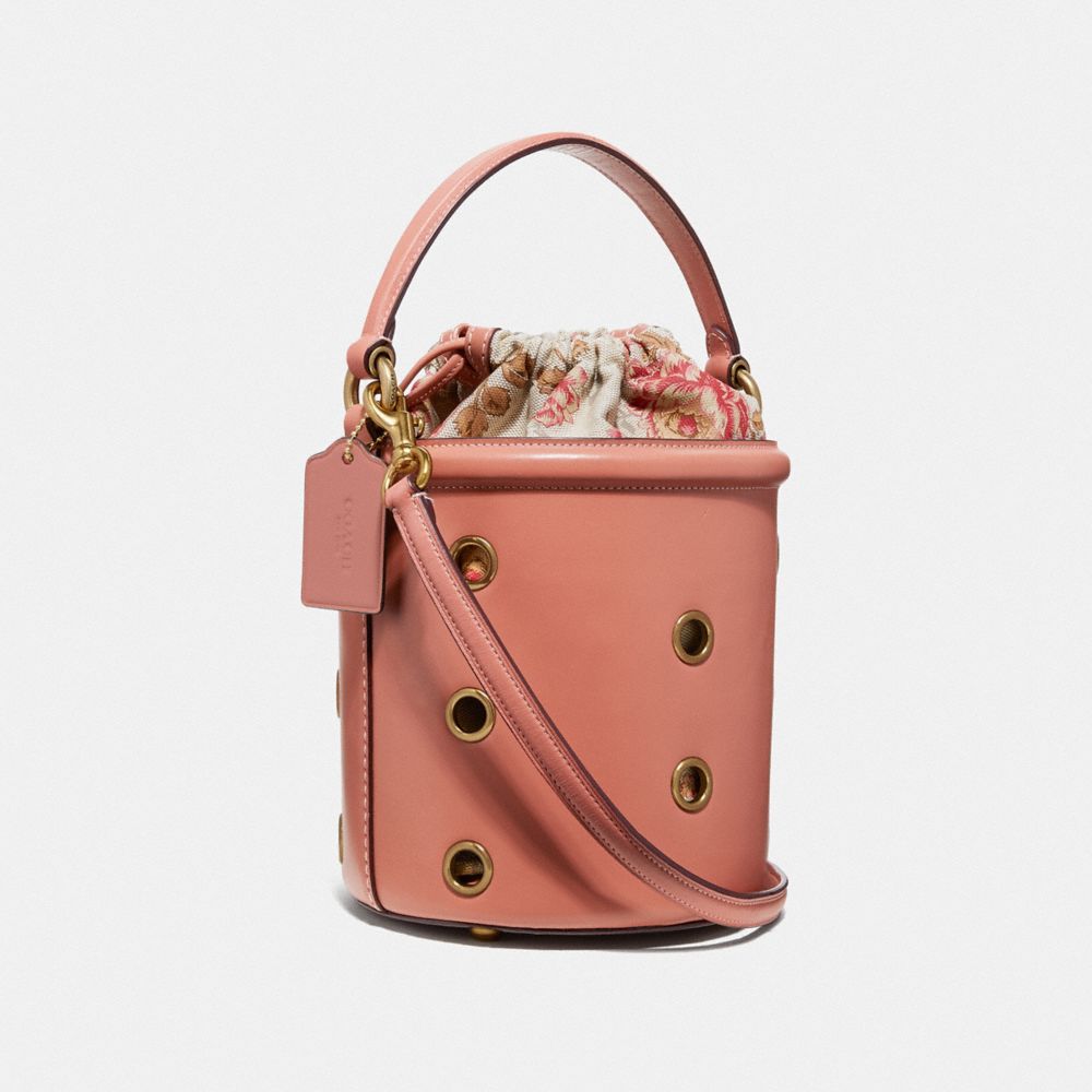 COACH Drawstring Bucket Bag With Grommets