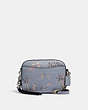 COACH®,CAMERA BAG WITH HAWAIIAN PRINT,Leather,Mini,Silver/Mist,Front View