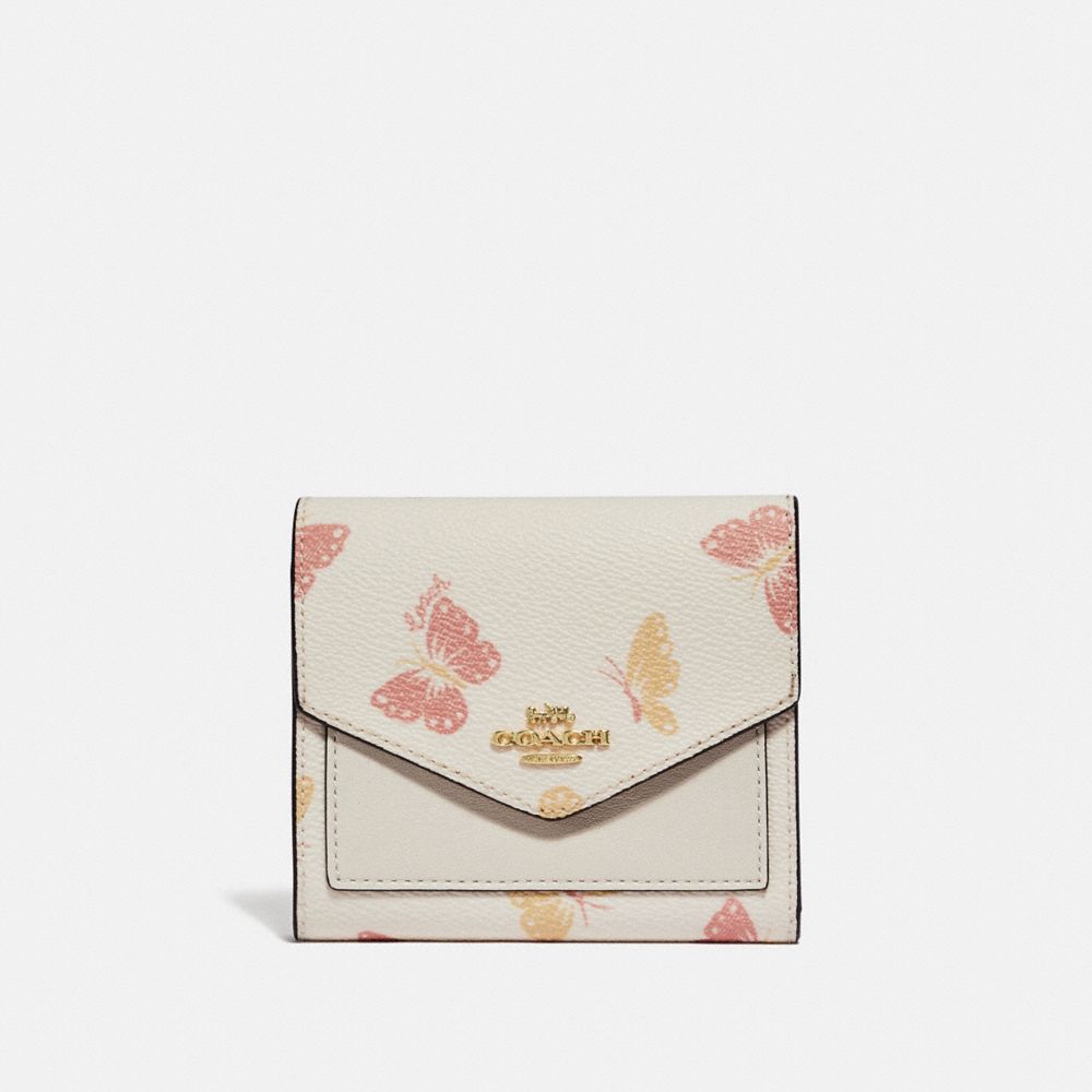 Small Wallet With Butterfly Print