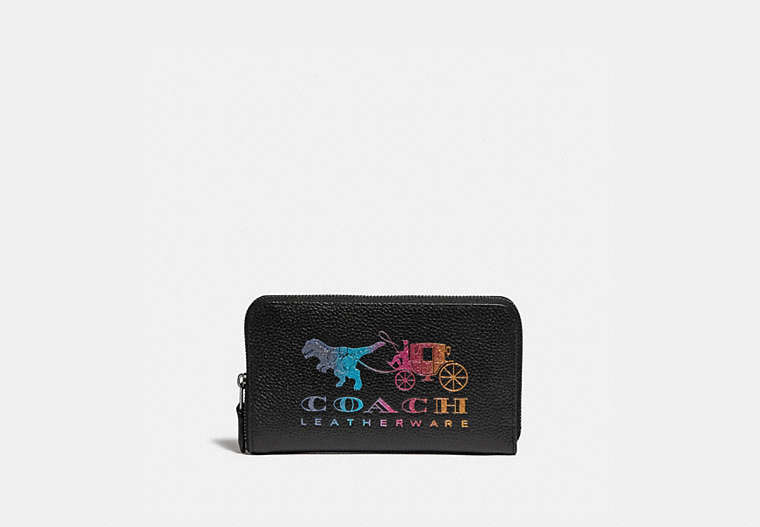 Medium Zip Around Wallet With Rexy And Carriage