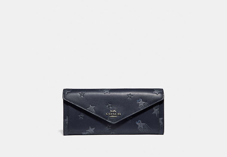 Soft Wallet With Star Print