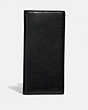 COACH®,BREAST POCKET WALLET,Leather,Black,Front View