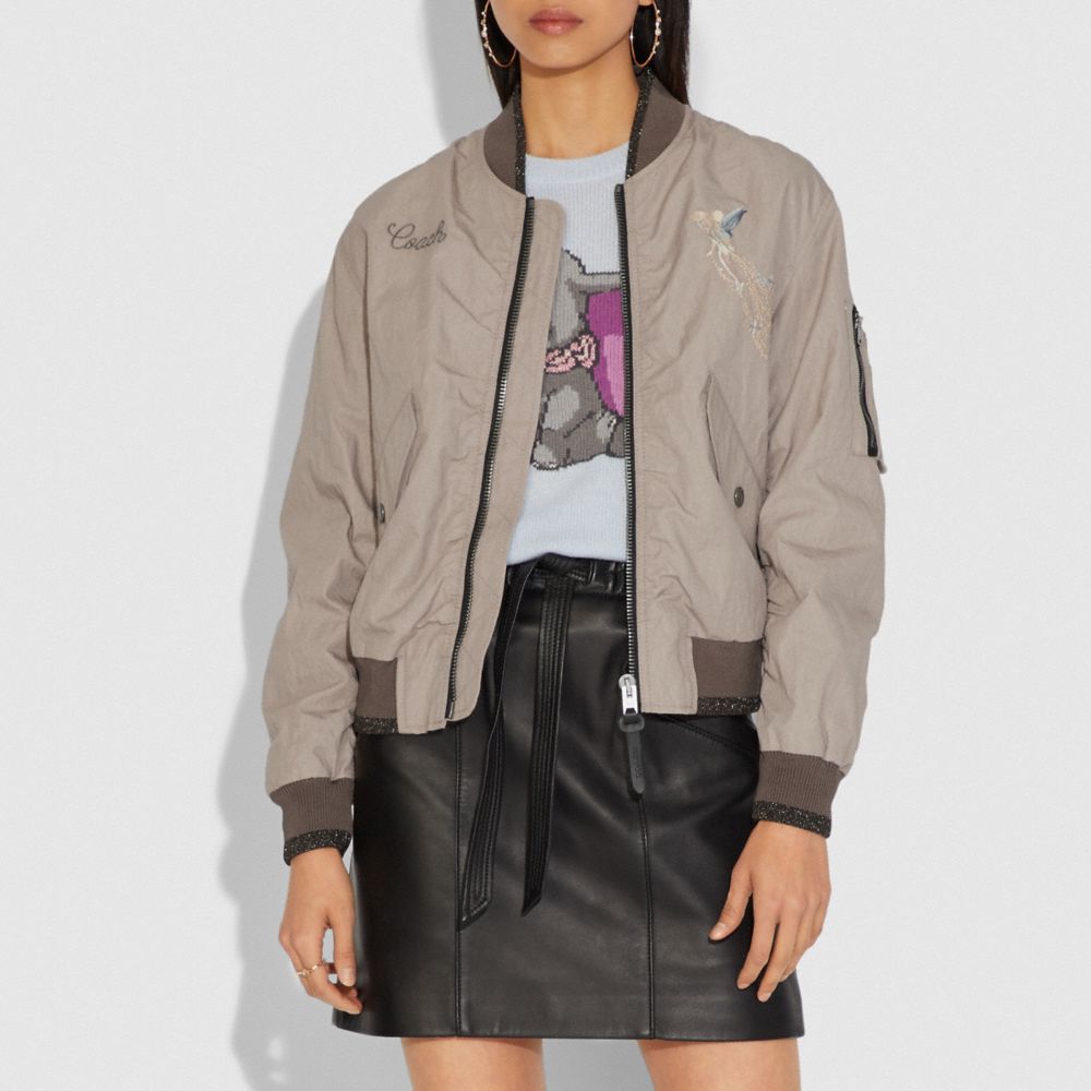 Coach bomber clearance jacket womens