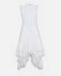 COACH®,COTTON PRAIRIE DRESS,Mixed Material,White,Front View