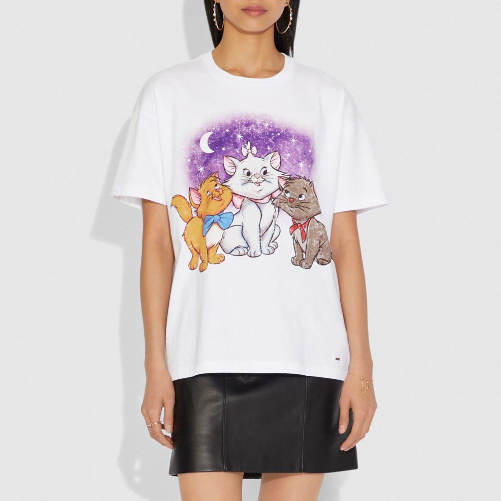 Disney X Coach Aristocats Oversized Shirt T COACH® 