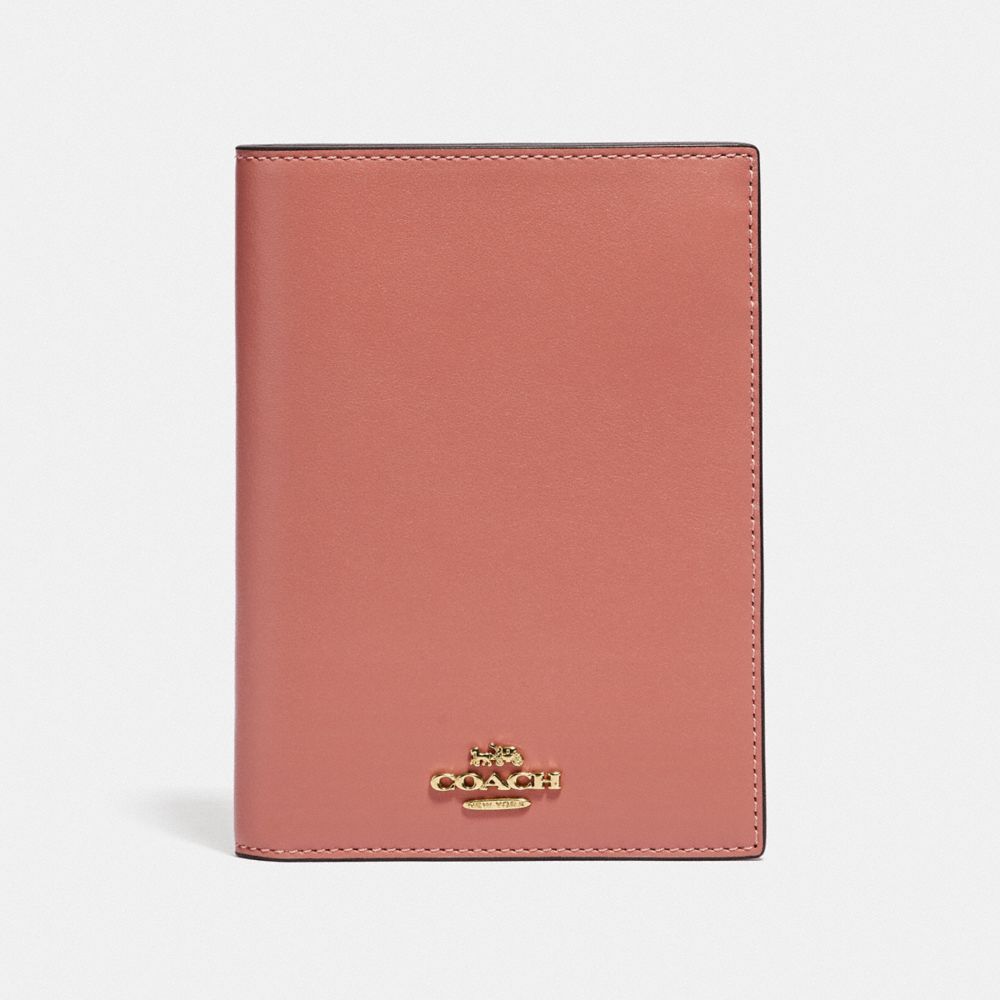 Gold Helles Pfirsich Passport Case