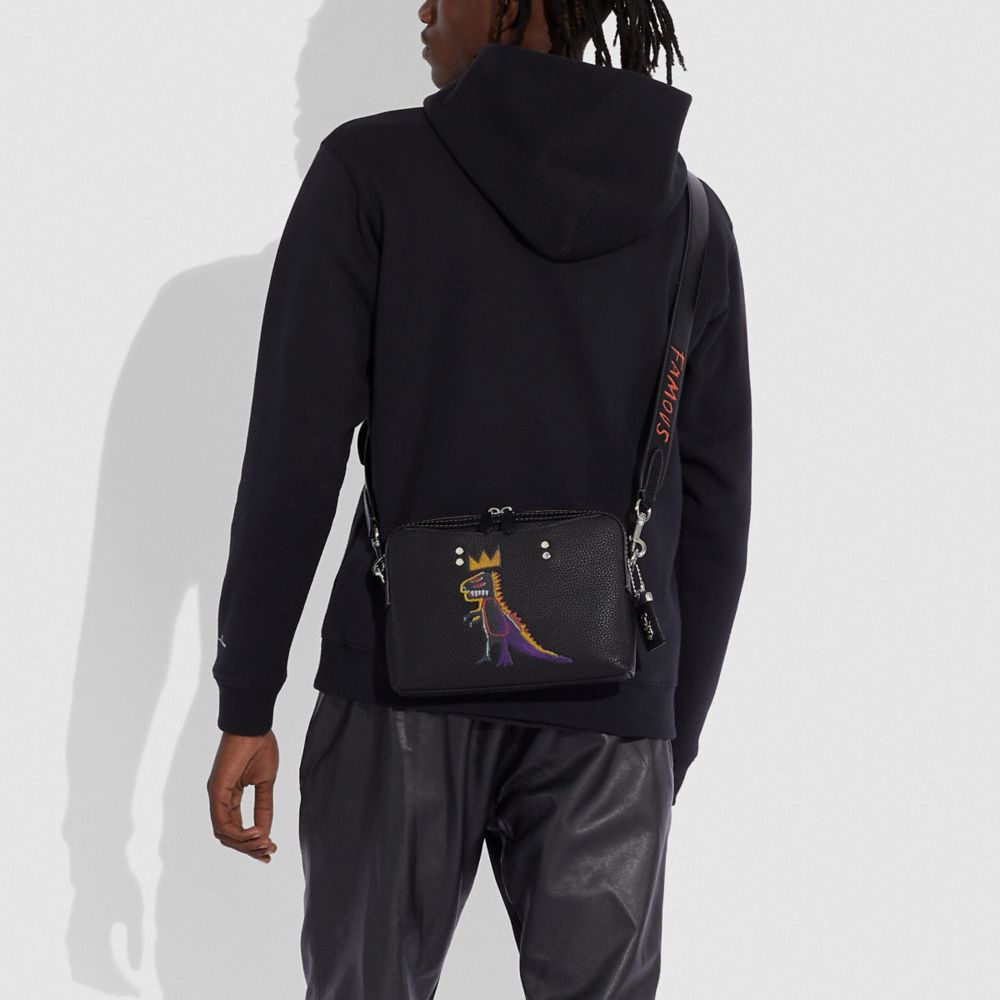 COACH®,Coach X Jean Michel Basquiat Rogue Slim Brief 25,,Detail View