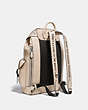 COACH®,COACH X JEAN-MICHEL BASQUIAT WELLS BACKPACK,Smooth Leather,Large,0I/Ivory,Angle View