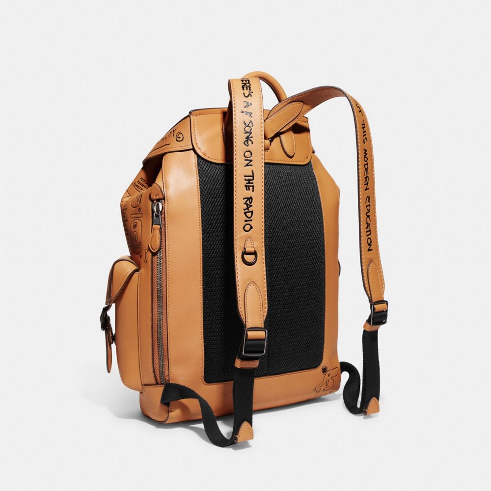 Coach X Jean Michel Basquiat Wells Backpack