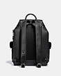 COACH®,COACH X JEAN-MICHEL BASQUIAT WELLS BACKPACK,Pebble Leather,X-Large,0I/Black,Back View