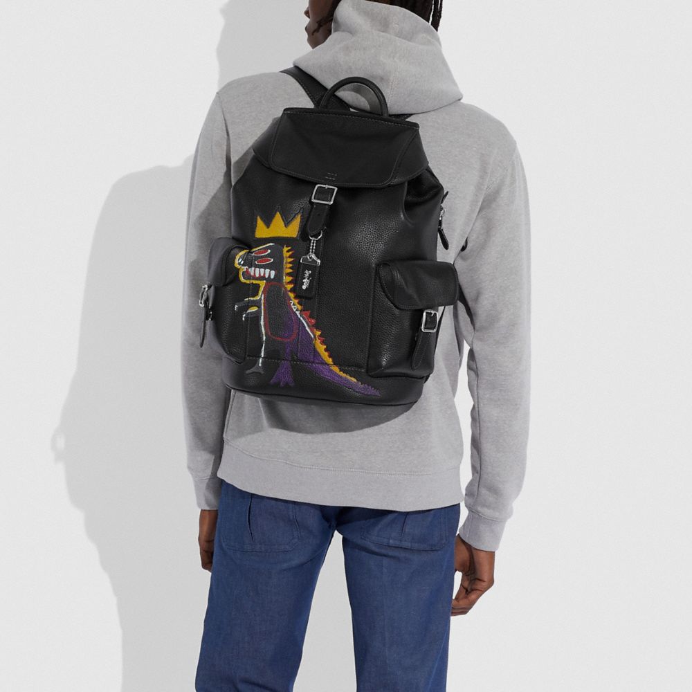 COACH Coach X Jean Michel Basquiat Wells Backpack