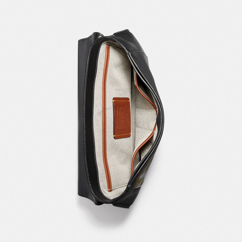 COACH®,Coach X Jean Michel Basquiat Rogue Messenger,,Inside View,Top View