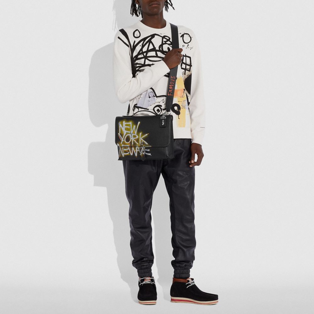 Coach X Jean Michel Basquiat Rogue Messenger