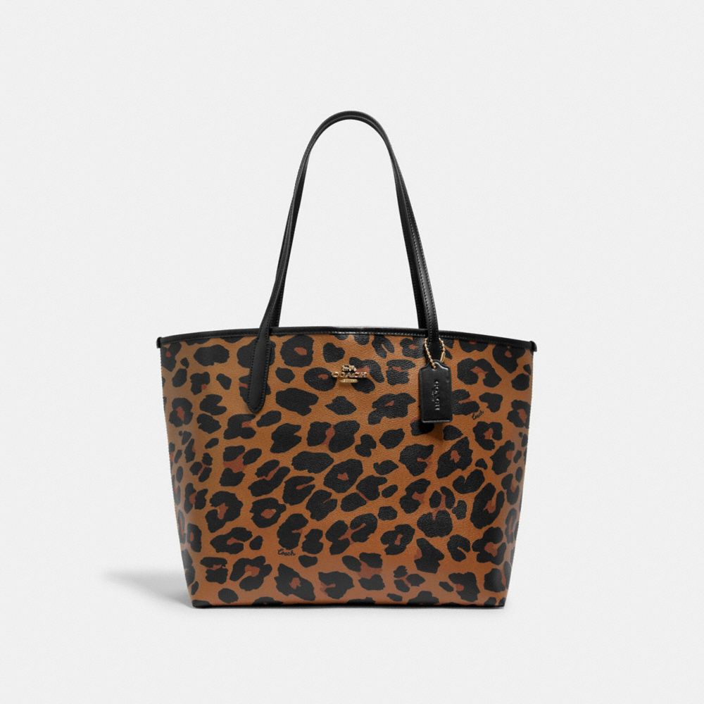 Fluffy Cheetah Bag! <3 large size!