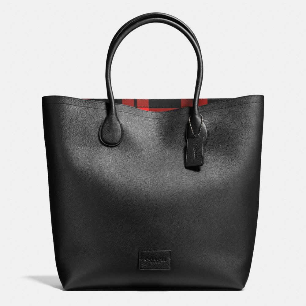 Unlined Mercer Tote In Pebble Leather