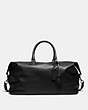 COACH®,EXPLORER BAG 52 IN PEBBLE LEATHER,Leather,Large,Black Antique Nickel/Black,Front View
