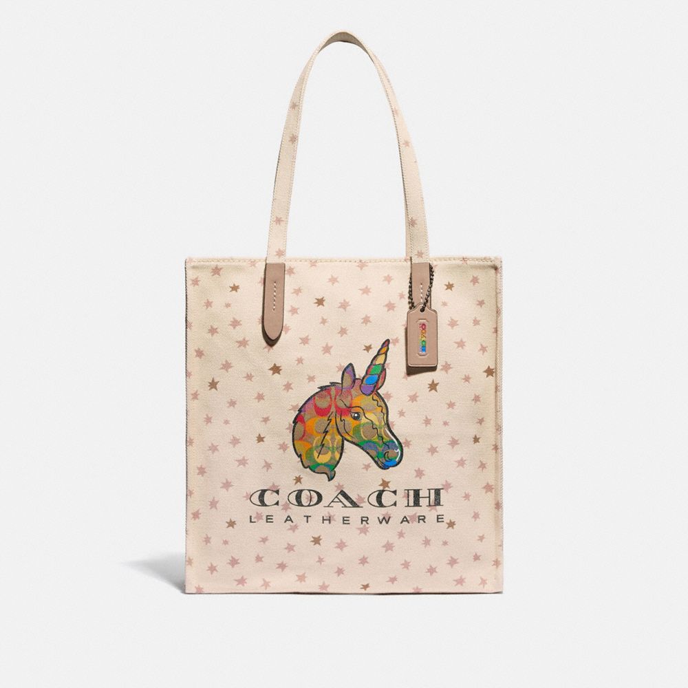 Coach tote 2024 unicorn