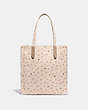 COACH®,TOTE WITH RAINBOW SIGNATURE UNI,canvas,X-Large,Multi,Back View