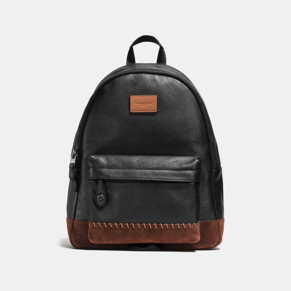 COACH Modern Varsity Campus Backpack In Pebble Leather