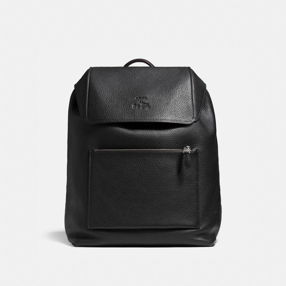 COACH® | Manhattan Backpack In Pebble Leather