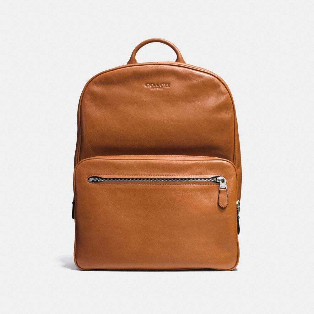 COACH Hudson Backpack In Sport Calf Leather in Brown for Men