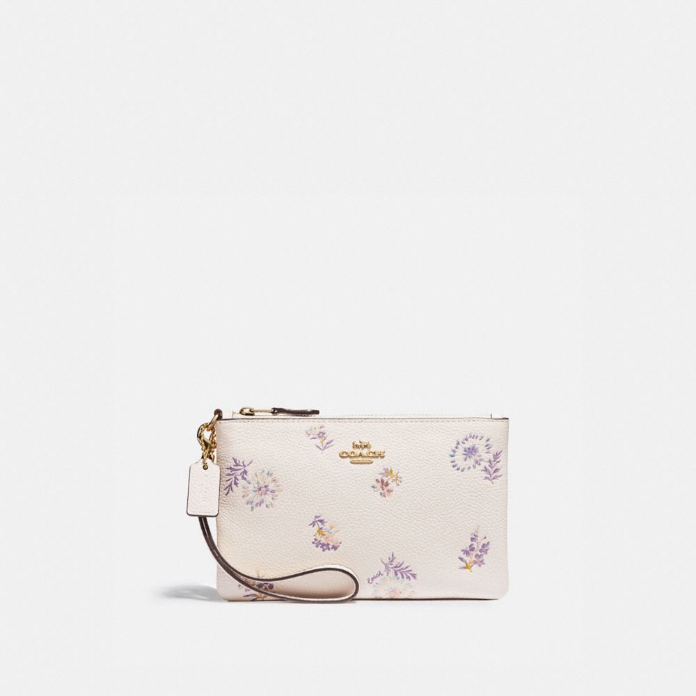 Small Wristlet With Meadow Prairie Print