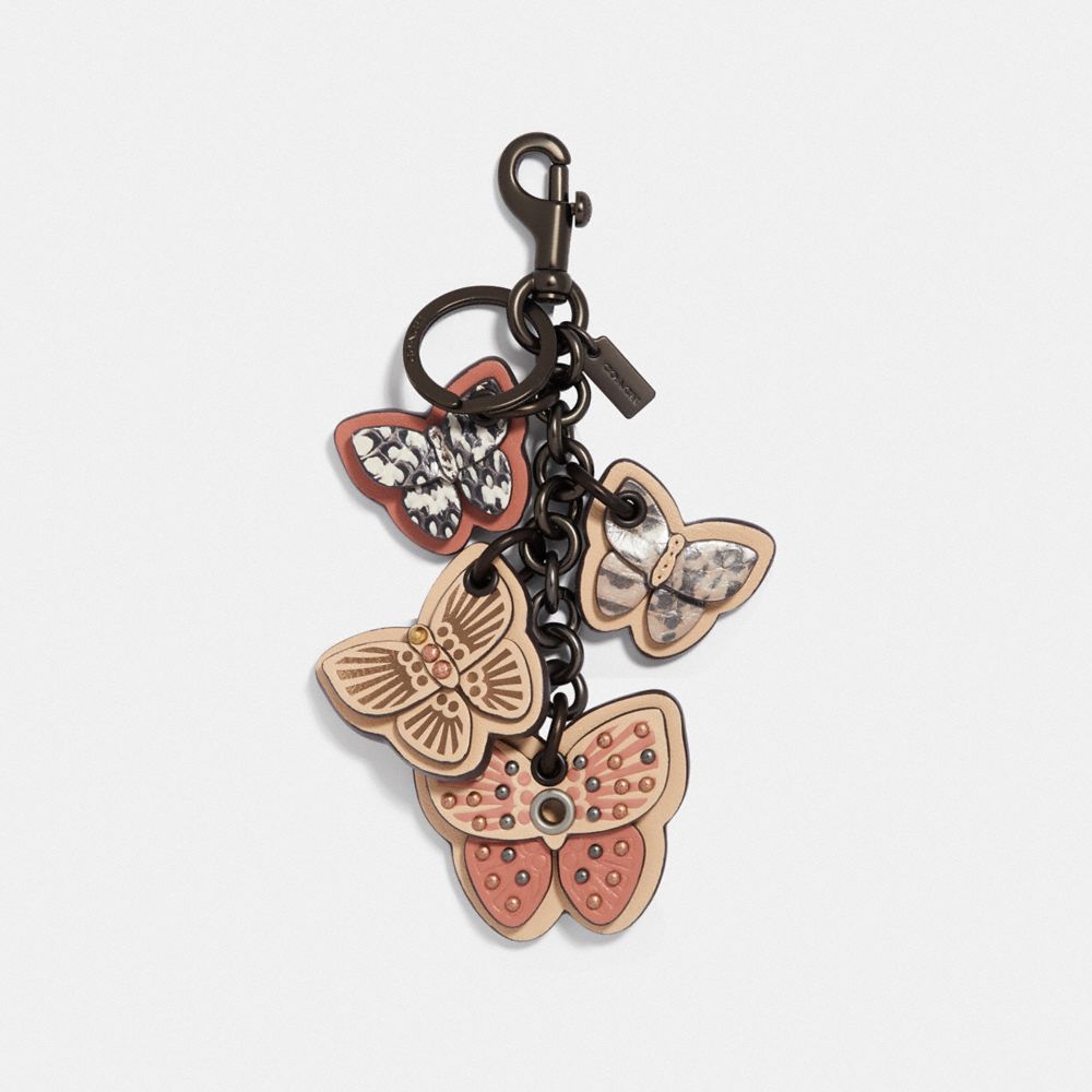 Coach Butterfly Cluster Bag Charm in Rose Multi (1674) - USA Loveshoppe