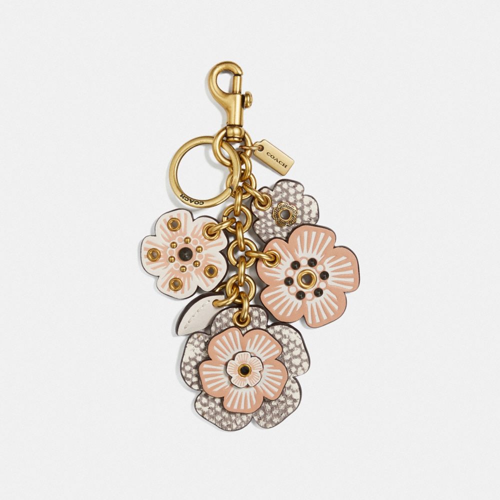 COACH®  Biker Rivet Tea Rose Mix Bag Charm