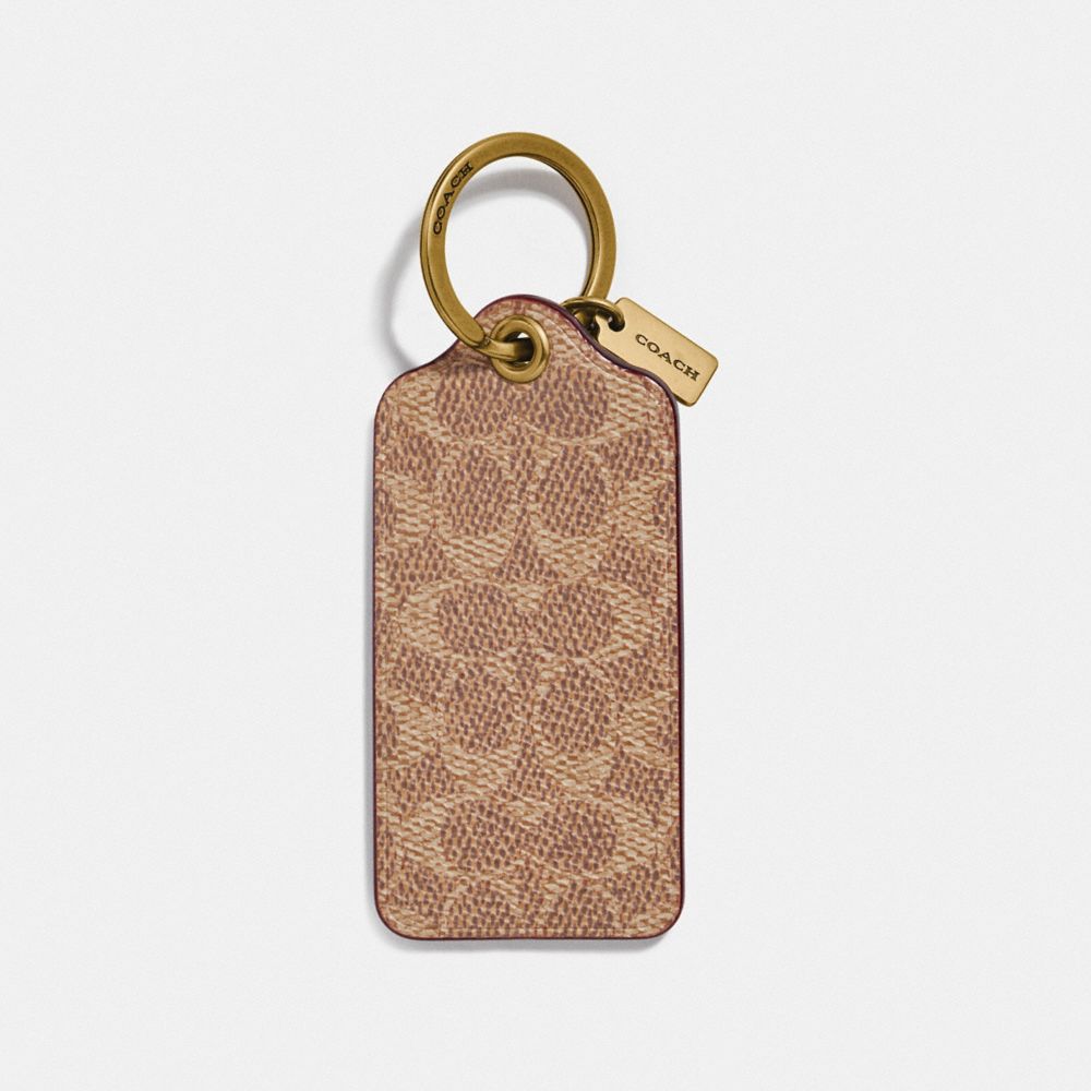 COACH®  Four Ring Key Case In Signature Canvas