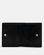 COACH®,GEORGIE SMALL WALLET IN SIGNATURE CANVAS,pvc,Gold/Brown Black,Inside View,Top View
