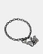 COACH®,DISNEY X COACH DUMBO BRACELET,Plated Brass,Silver,Front View