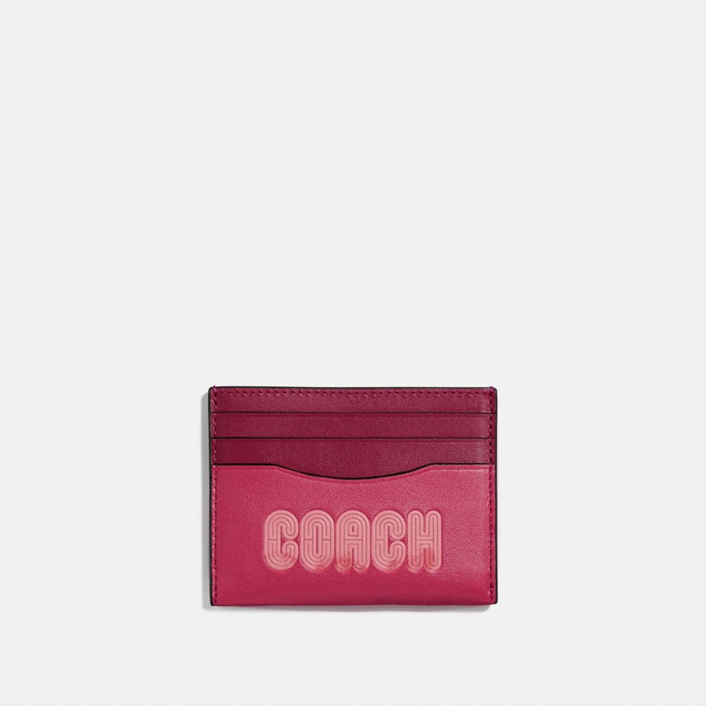 Card Case With Coach Print