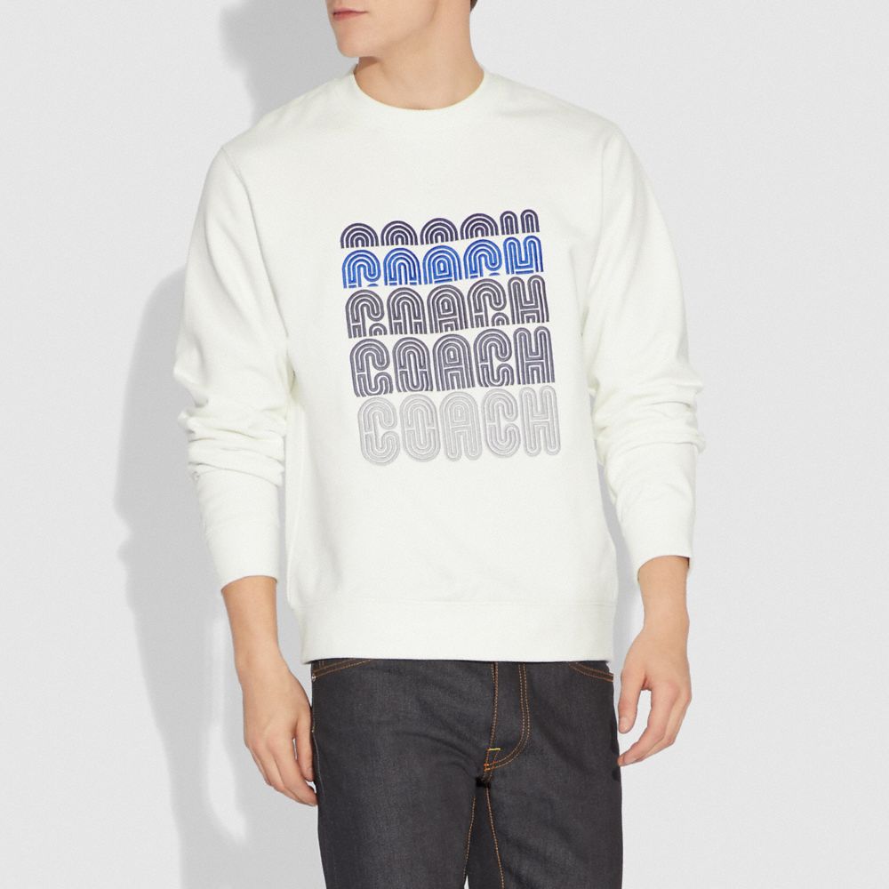 Sweat-shirt brodé Coach