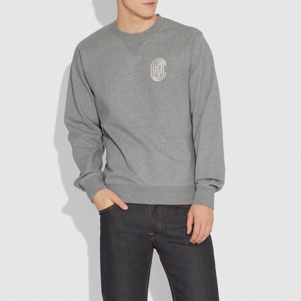 COACH®,Coach Patch Print Sweatshirt,,Scale View