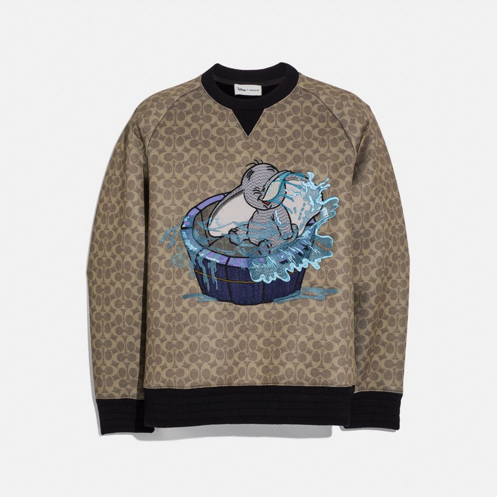 Disney X Coach Signature Sweatshirt With Dumbo | COACH®