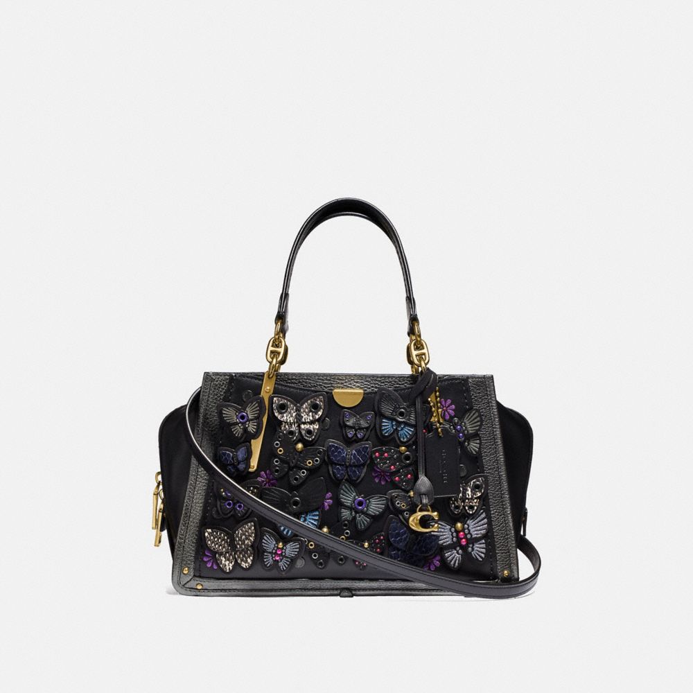 COACH Dreamer With Butterfly Applique And Snakeskin Detail