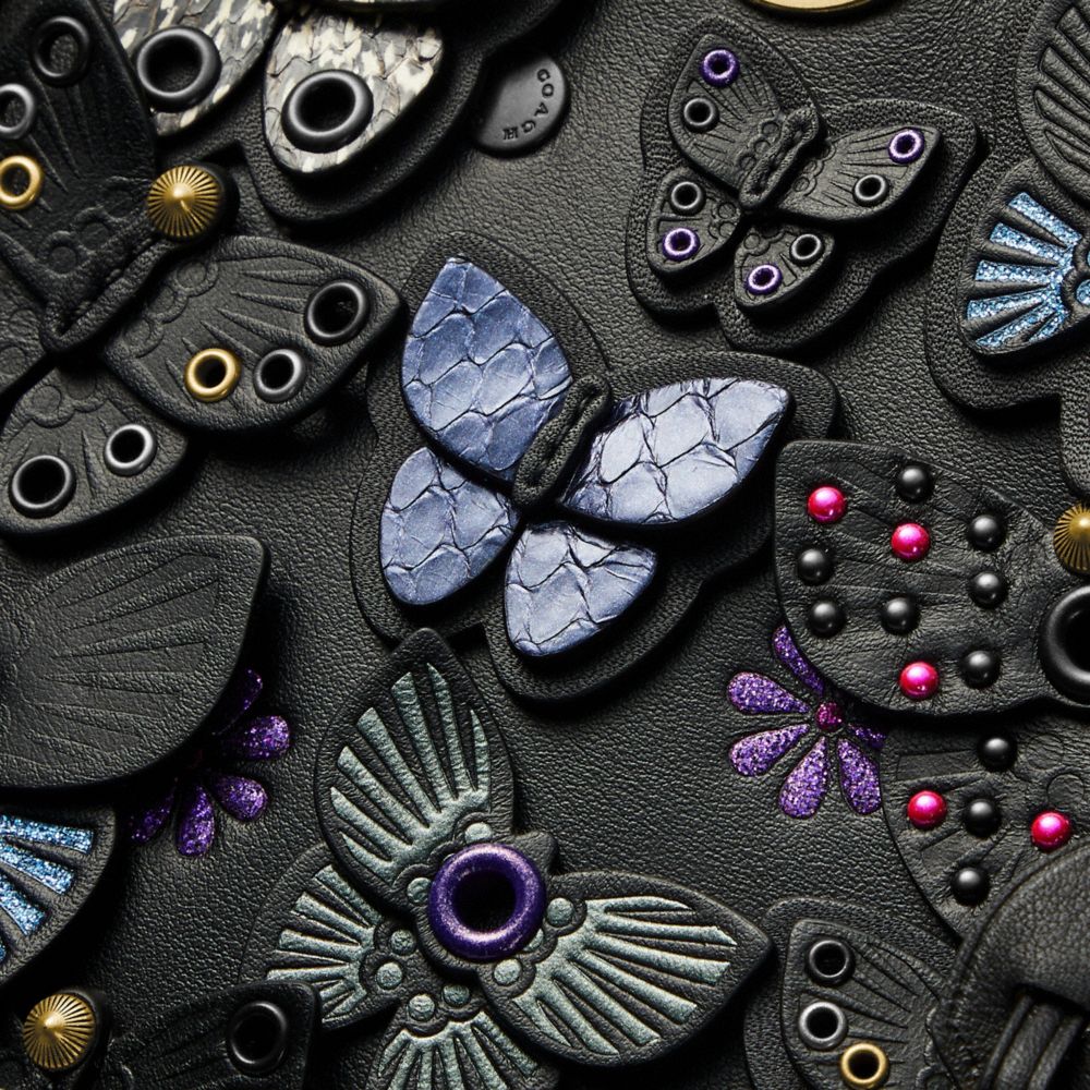 COACH® | Dreamer With Butterfly Applique And Snakeskin Detail