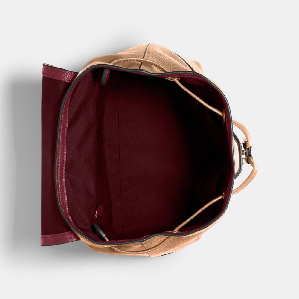 COACH®,Elle Backpack,,Inside View,Top View