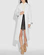 COACH®,LONG MILITARY COAT,cotton,White,Scale View
