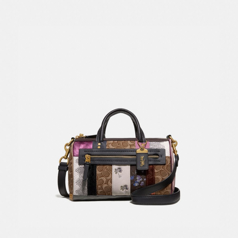 RARE Runway Coach Shuffle Bag in Limited Edition - Patchwork